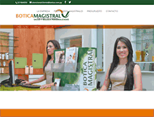 Tablet Screenshot of botica.com.py